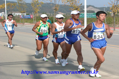 [제85회전국체전] 남자일반 20km경보 레이스 모습 사진