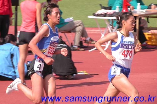 [05전국체전]박호선,김희연선수의 파워풀한 레이스 사진