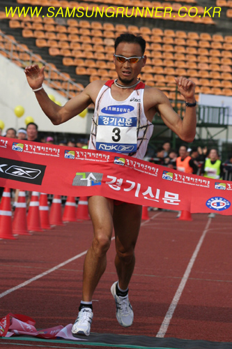 이봉주, 경기국제하프 국내선수 1위