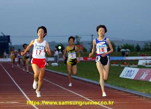 이은정 5000m 한국신기록 수립