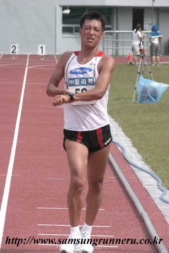 [실업육상]박칠성 남자경보10000m 우승!