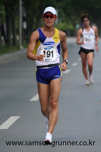 [전국육상] 오세한, 남자20km경보 2위