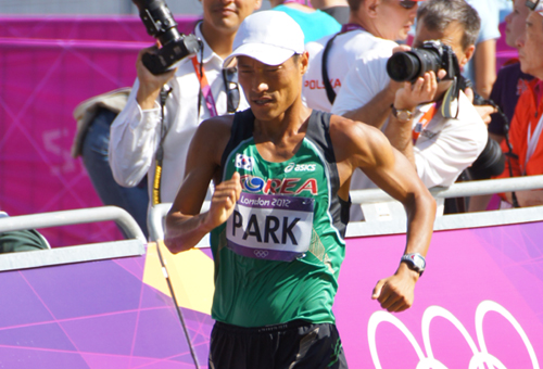 [런던올림픽] 박칠성, 경보50km 한국기록 세우며 13위