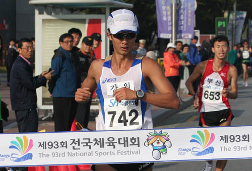 [전국체전] 김현섭, 남자경보20km 5연패