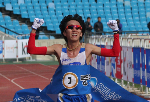 김영진, 중앙서울마라톤 국내 우승