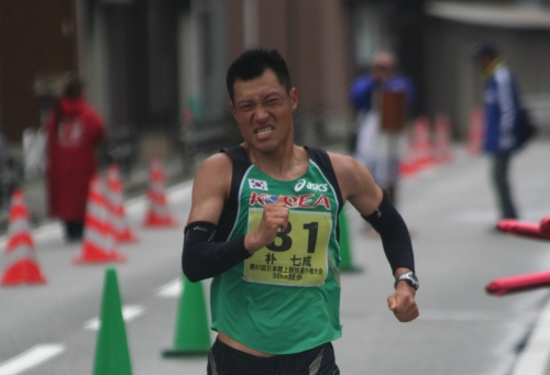 박칠성, 일본 50km 경보 아쉬운 3위