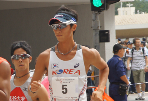 [홍콩국제경보대회] 최병광, 남자경보10km 우승