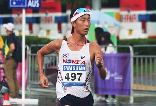[홍콩국제경보대회] 강길동, 남자경보10km 3위