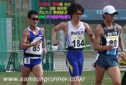 실업육상선수권, 남자경보10000m 경기결과